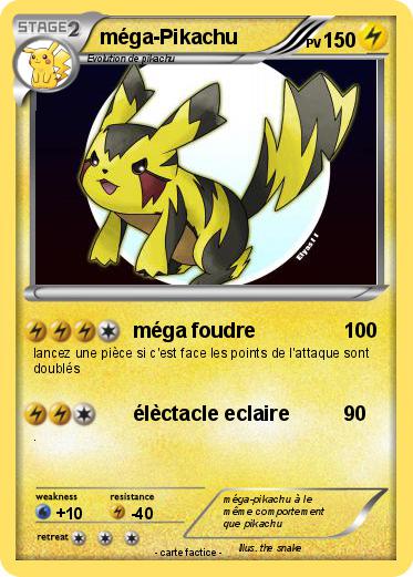 Pokemon méga-Pikachu
