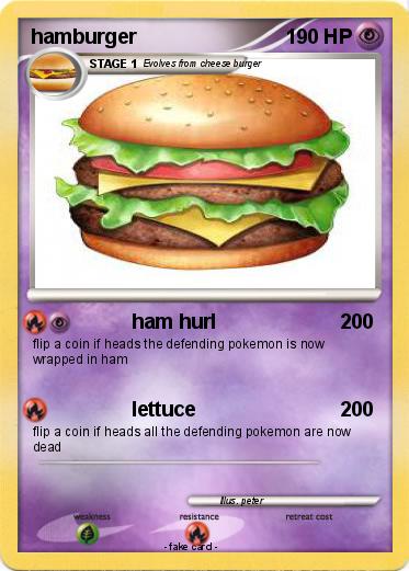 Pokemon hamburger