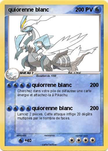 Pokemon quiorenne blanc
