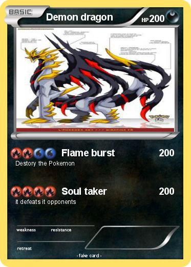 Pokemon Demon dragon