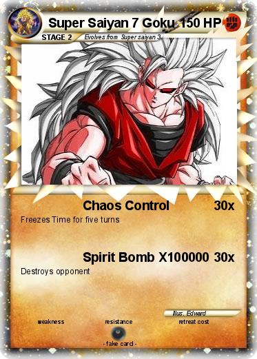 Pokemon Super Saiyan 7 Goku