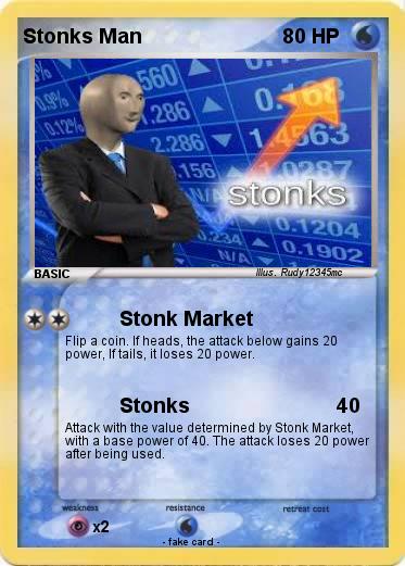 Pokemon Stonks Man