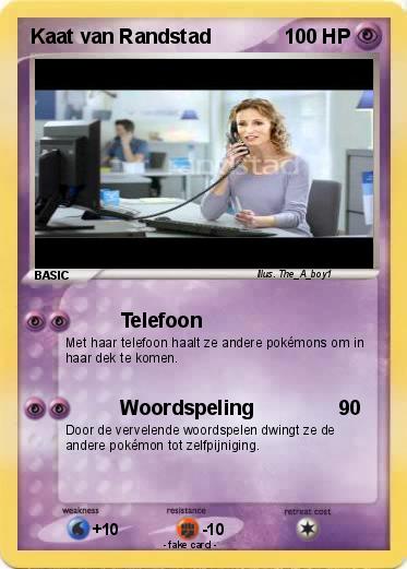 Pokemon Kaat van Randstad