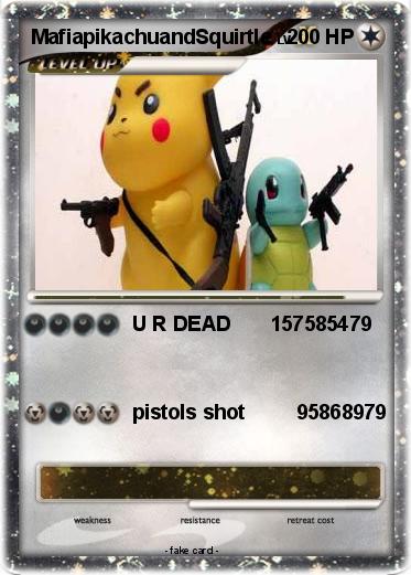 Pokemon MafiapikachuandSquirtle