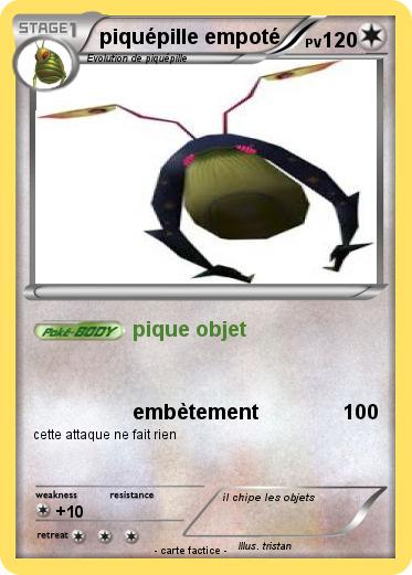 Pokemon piquépille empoté