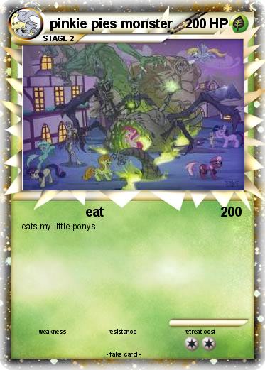 Pokemon pinkie pies monster