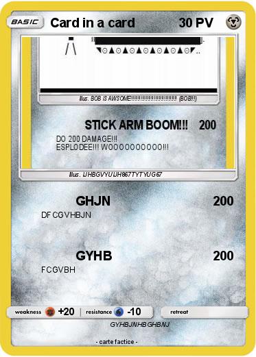 Pokemon Card in a card