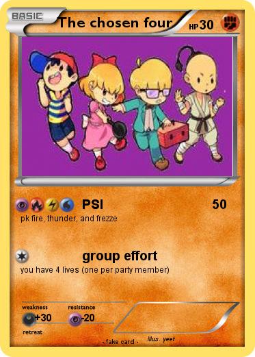 Pokemon The chosen four