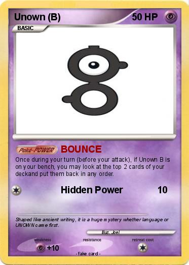 Pokemon Unown (B)
