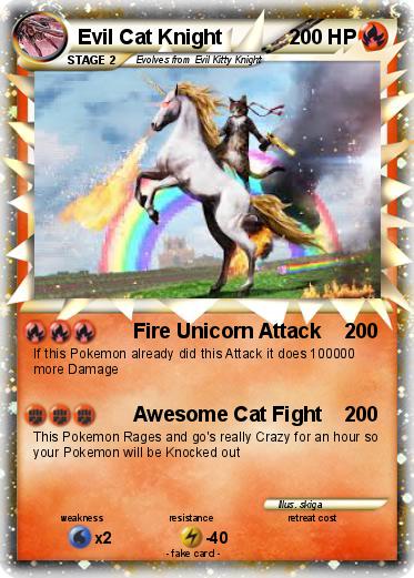 Pokemon Evil Cat Knight
