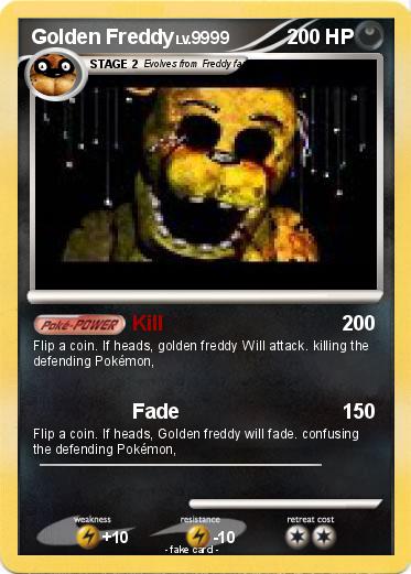 Pokemon Golden Freddy