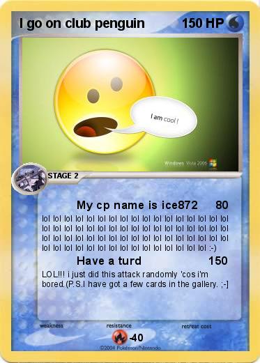 Pokemon I go on club penguin