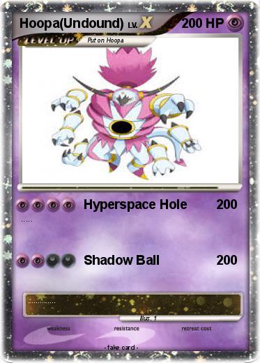 Pokemon Hoopa(Undound)
