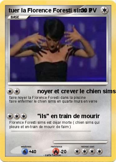 Pokemon tuer la Florence Foresti sims 3