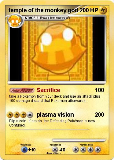 Pokemon temple of the monkey god