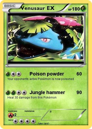 Pokemon Venusaur EX