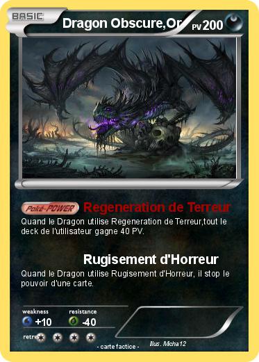 Pokemon Dragon Obscure,Or