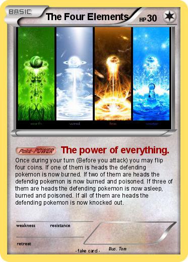 Pokemon The Four Elements