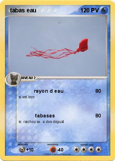 Pokemon  tabas eau