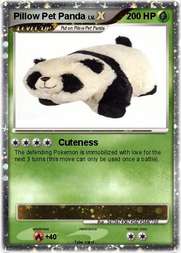 Pokemon Pillow Pet Panda