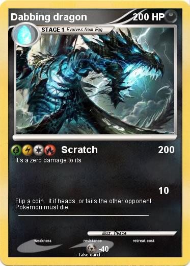 Pokemon Dabbing dragon