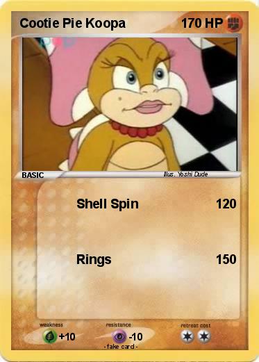 Pokemon Cootie Pie Koopa