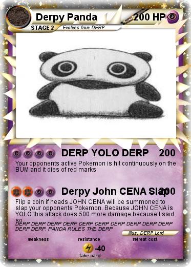 Pokemon Derpy Panda