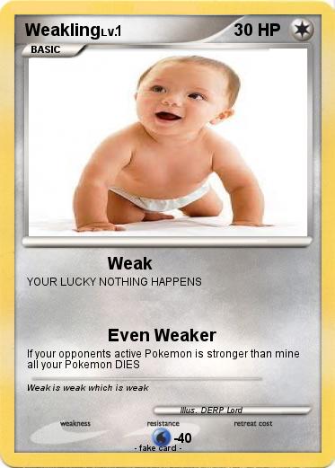 Pokemon Weakling