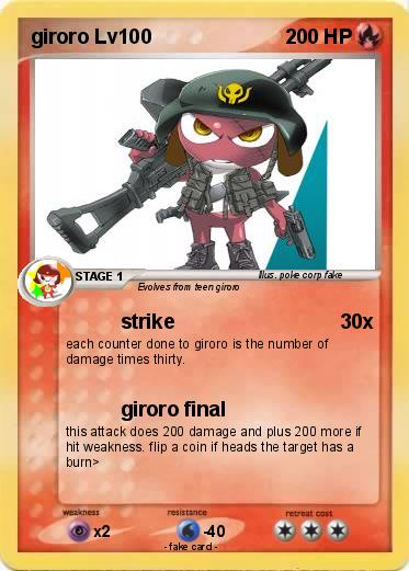 Pokemon giroro Lv100