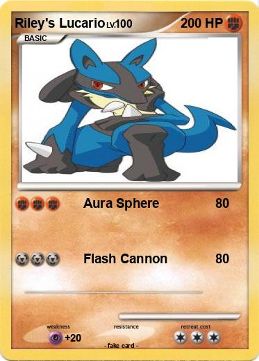 Pokemon Riley's Lucario