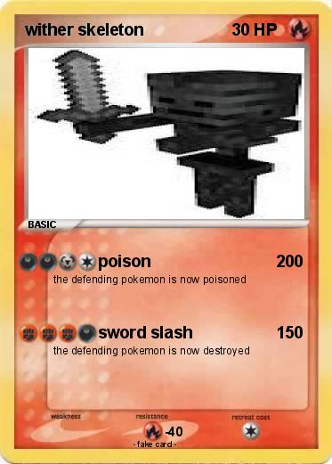 Pokemon wither skeleton
