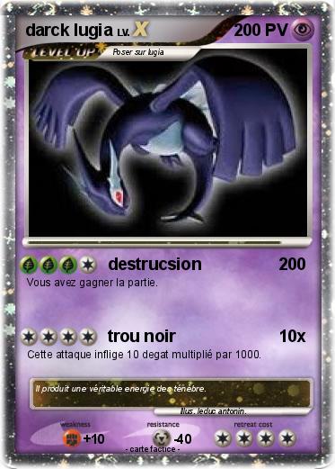 Pokemon darck lugia