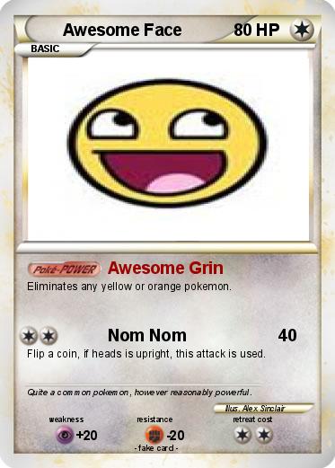 Pokemon Awesome Face