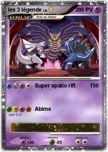 Pokemon les 3 légende