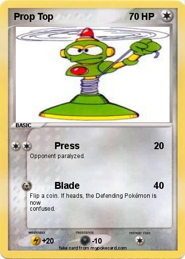 Pokemon Prop Top