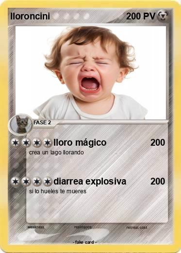 Pokemon lloroncini