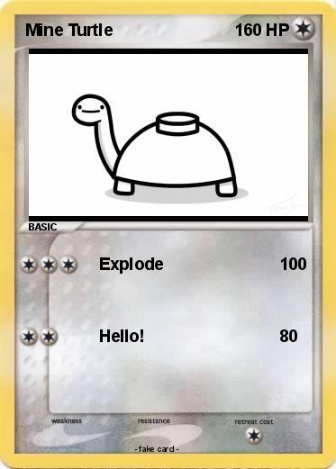 Pokemon Mine Turtle
