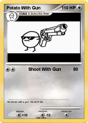 Pokemon Potato With Gun