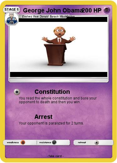 Pokemon George John Obama