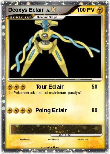 Pokemon Deoxys Eclair