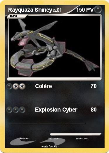 Pokemon Rayquaza Shiney