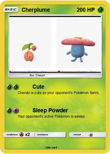 Pokemon Cherplume