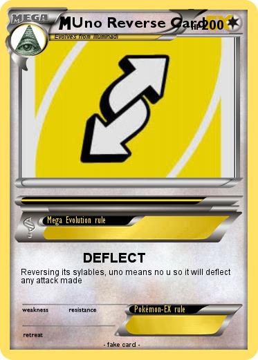 Pokemon Uno Reverse Card
