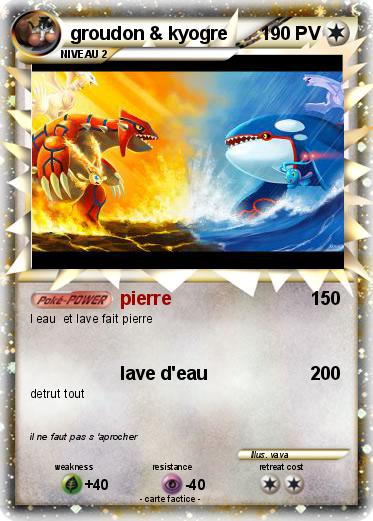Pokemon groudon & kyogre
