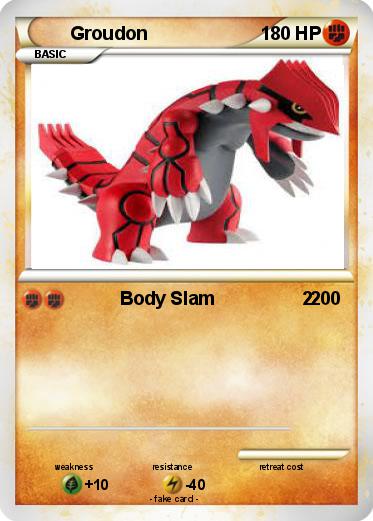 Pokemon Groudon