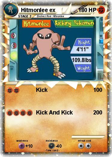 Pokemon Hitmonlee ex