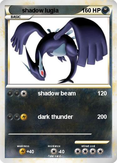 Pokemon shadow lugia
