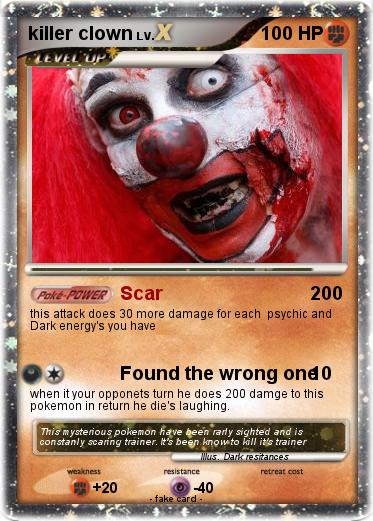 Pokemon killer clown