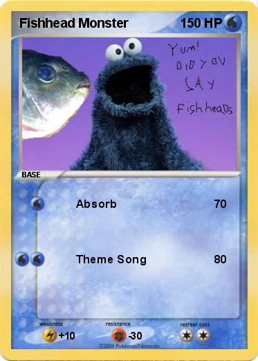 Pokemon Fishhead Monster