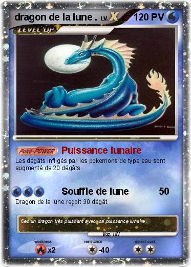 Pokemon dragon de la lune .